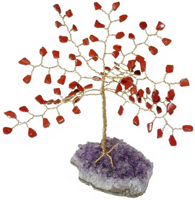 Red Jasper Gem Tree