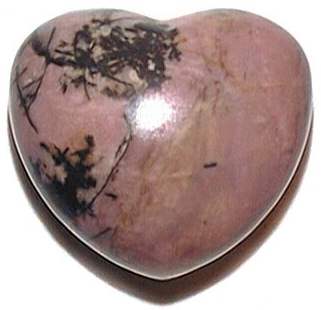 Rhodonite Heart Carving