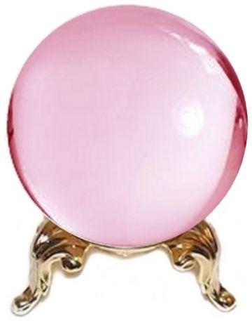 Pink Crystal Ball 12.95 l October Birthstone l Free Ship w 50