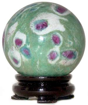 Ruby Fuchsite Sphere