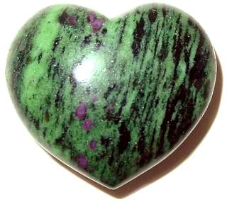 Ruby Zoisite Heart