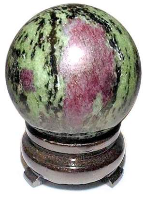 2" Ruby Zoisite Sphere