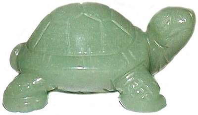 Aventurine Turtle Carving