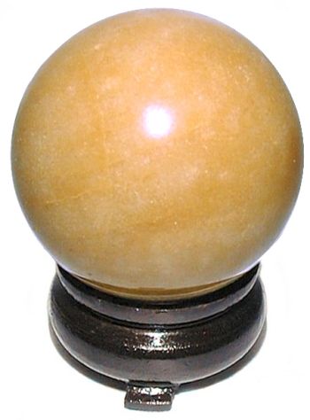 Yellow Jade Sphere